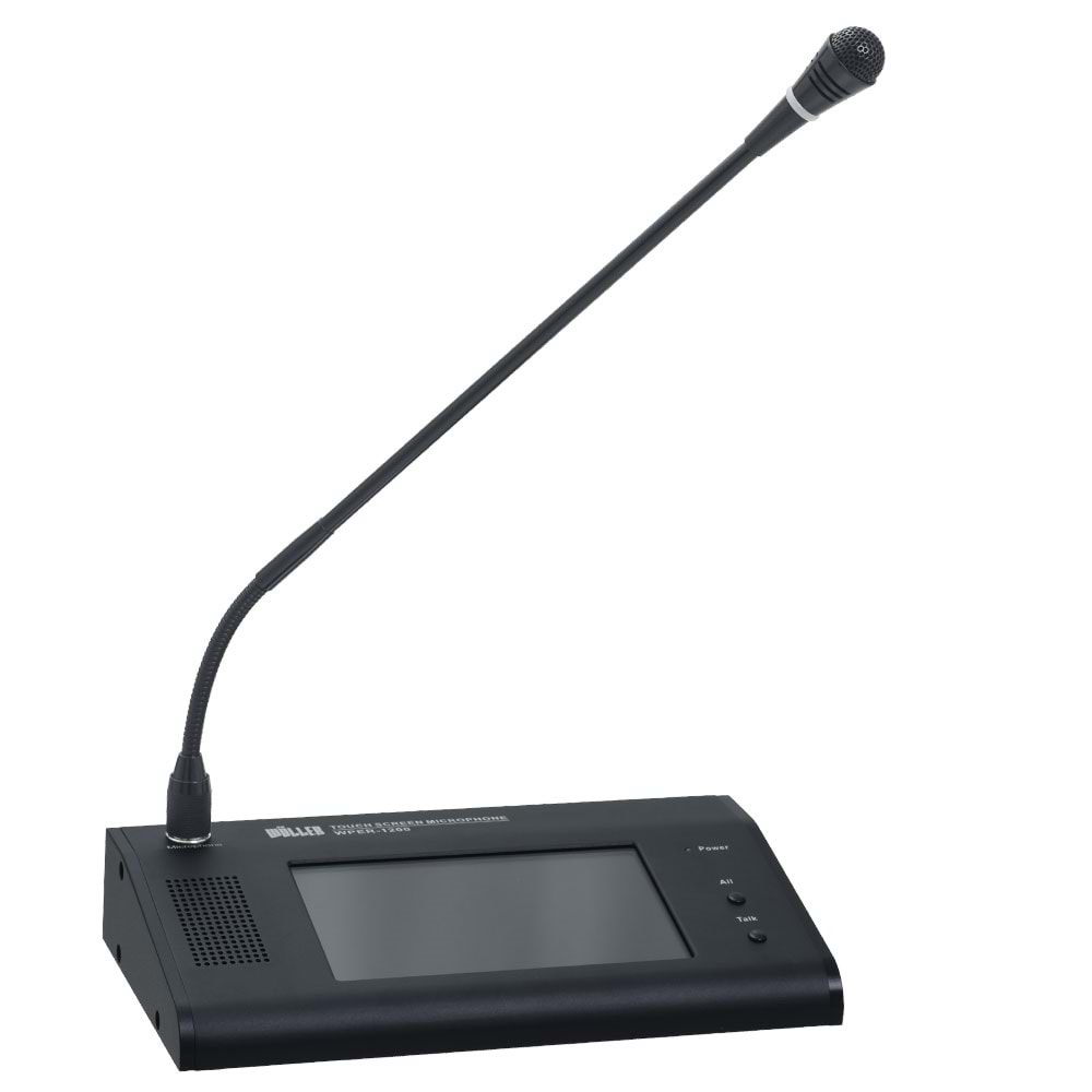 WÖLLER EN54 12 Bölgeli Acil Anons Mikrofonu WPER-1200