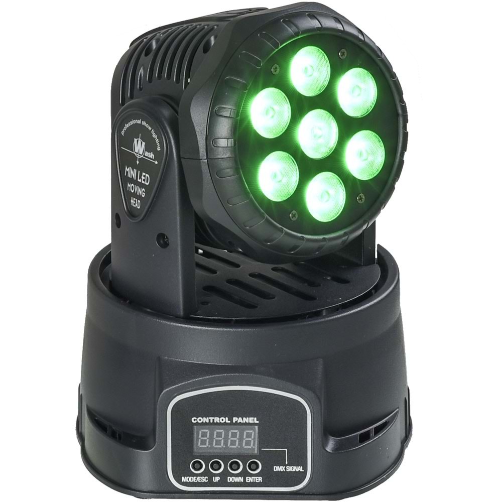 WIEDER 7X10W Rgb Dmx Shakıng Head Işık WR-130