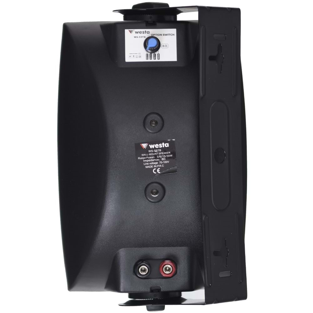 WESTA 200W 13 Cm 100V- 8 Ohm Siyah Sütun Hoparlör WS-55 TS