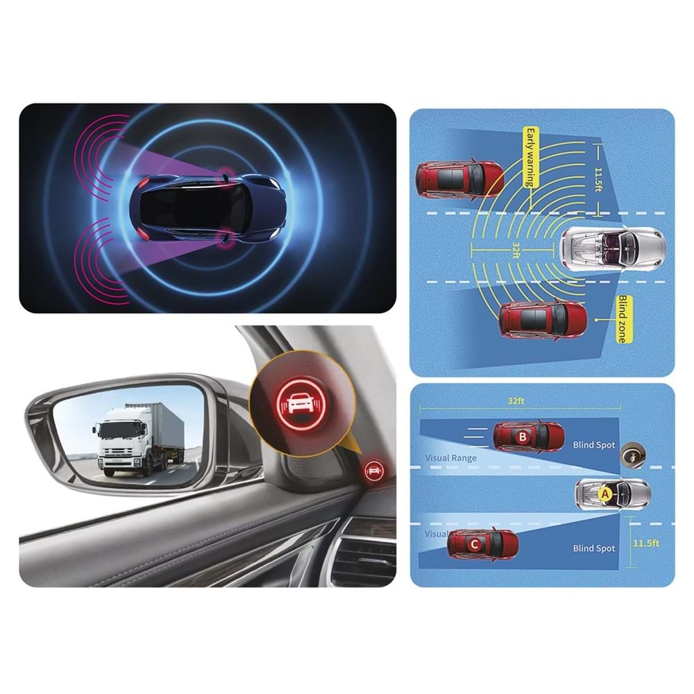 FOR-X Kör Nokta Uyarı Sistemi X-24 BSD