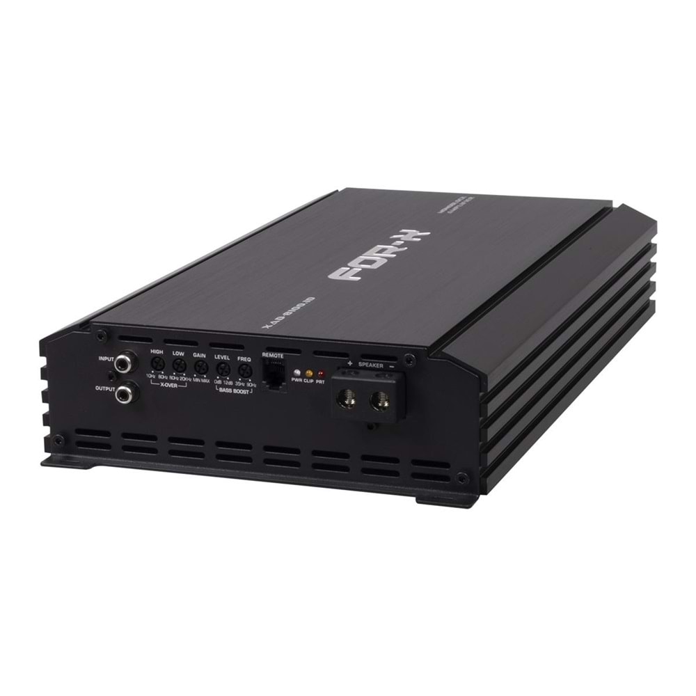 FOR-X Mono 1 OHM 8000W Profesyonel Oto Amfi XAD-8100.1D