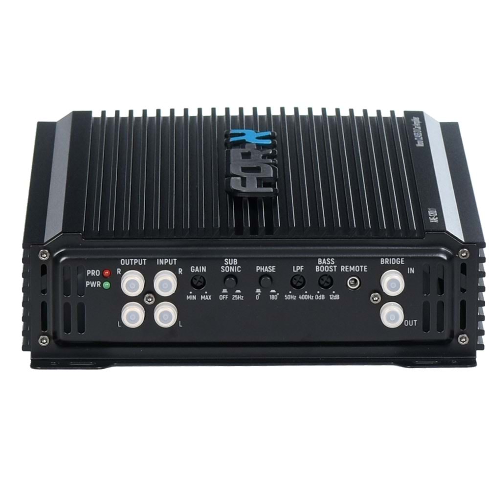 FOR-X Tek Kanal 1200 W Bass Kontrollü Oto Amfi XAE-1200.1