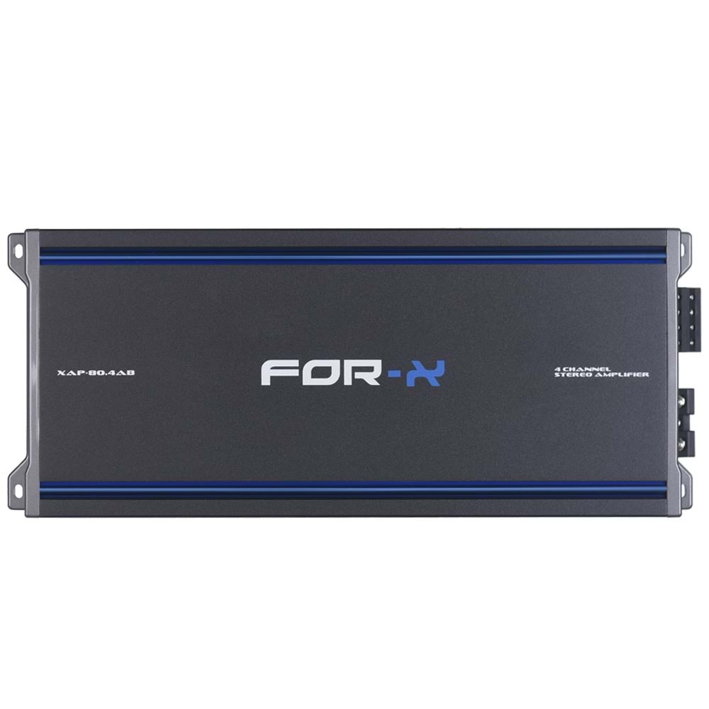 FOR-X 4 Kanal 4*250W Bas Kontrollü Oto Amfisi XAP-80,4 AB