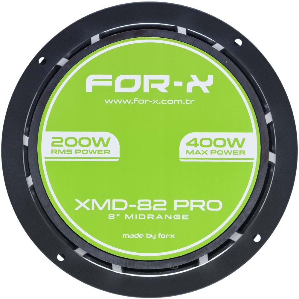 FOR-X 20 Cm 250 W Midrange Oto Hoparlör XMD-82 PRO
