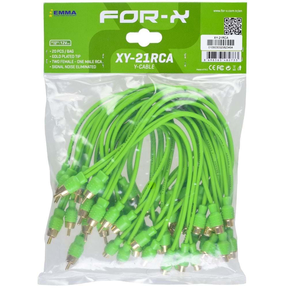 FOR-X Ters Y Kablo XY-21 RCA