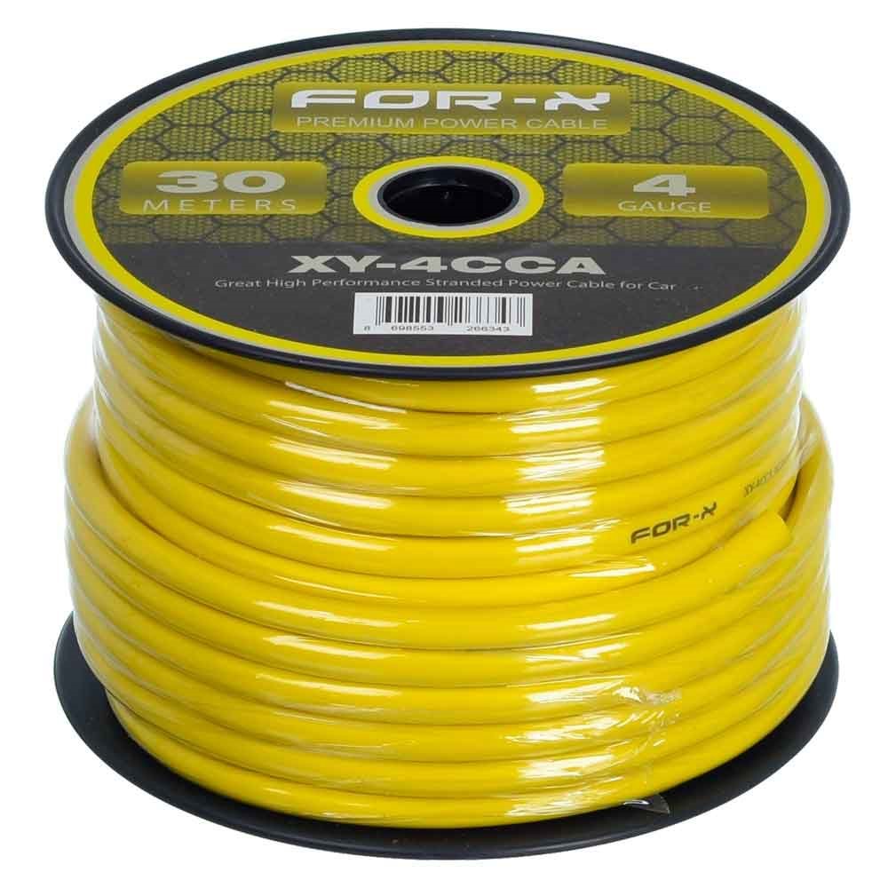 FOR-X 4 Ga Cca Power Kablo 30-Mt Lik Top XY-4 CCA