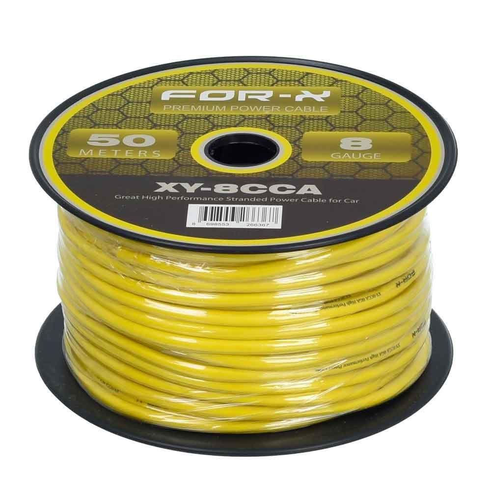 FOR-X 8 Ga Cca Power Kablo 50-Mt Lik Top XY-8 CCA