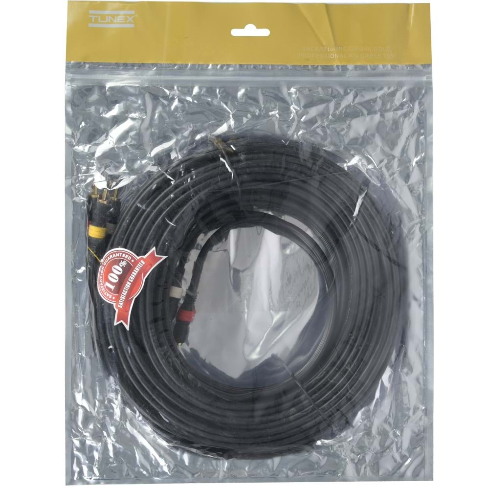 TUNEX 3 Rca ERKek-3 Rca ERKek 10 Mt Kablo ZK-715-10