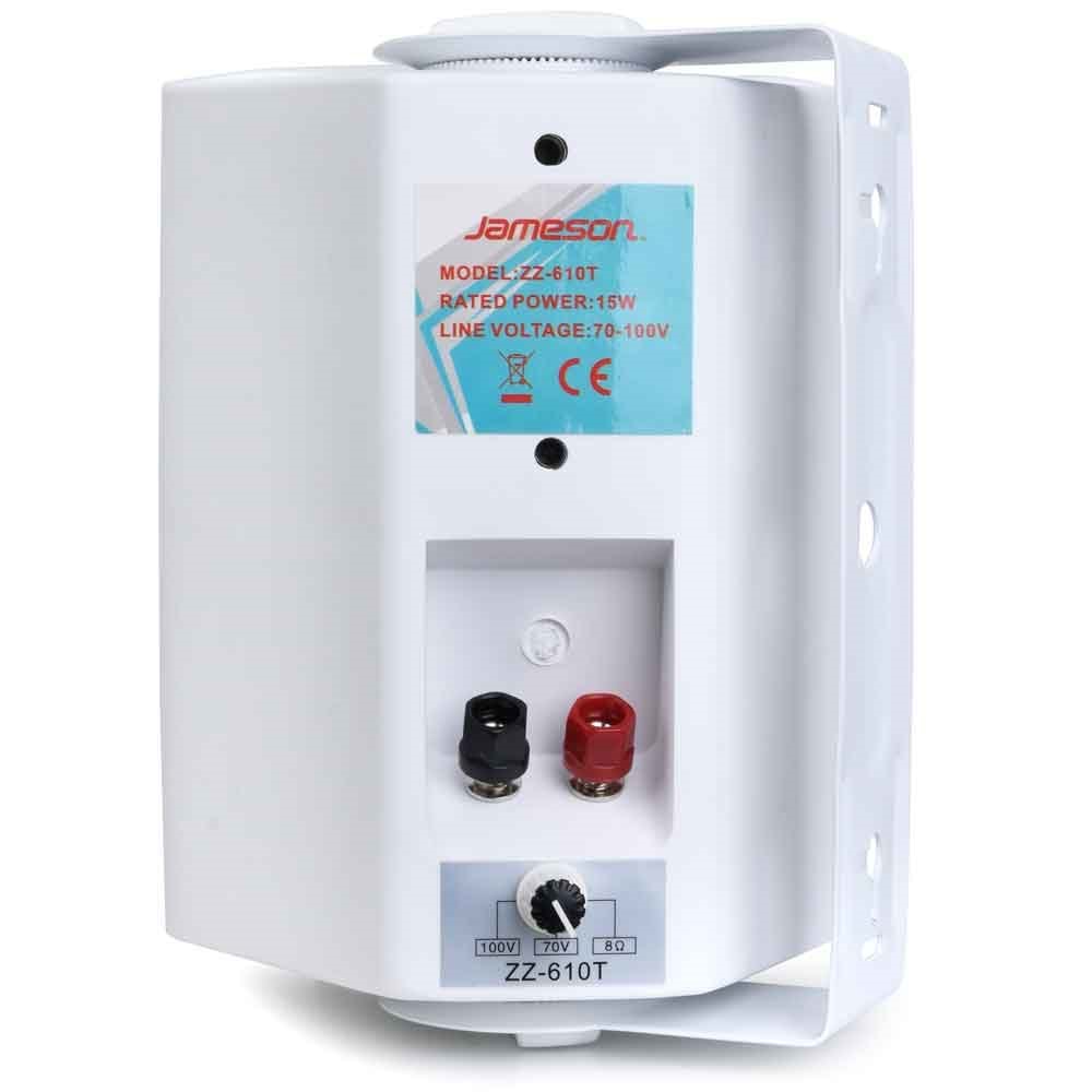 JAMESON 10Cm 30W 100V Beyaz Sütun Hoparlör ZZ-610 W