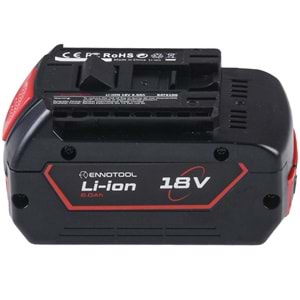 ENNOTOOL 18V 6 Ah Bosch Bat610 Matkap Bataryası A60218006 BOSCH-BAT610