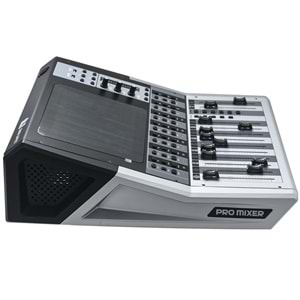 WÖLLER 24 Kanal Digital 20 Mono 2 stereo Kanal 10 Aux Mixer DWM-24 PRO