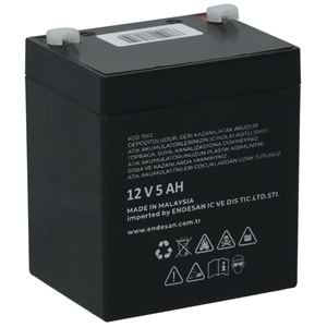 EXELON 12V 5A Siyah Kuru Bakımsız Akü EB-12V5