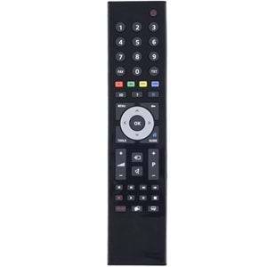 ECONEX Arçelik Beko Gri Göbek 3D ? @ Tuşlu Led Tv Kumanda EC-303