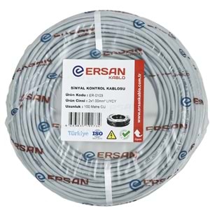 ERSAN 2X1 mm 500 Lük LYCY Sinyal Kontrol Kablosu ER-0103-500