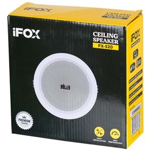 IFOX 10W 13 Cm 100V Tavan Hoparlörü FX-520 T