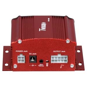 TWOGO Radyo Bluetooth ve USB Girişli Alarmlı Motor Amfisi GO-1000
