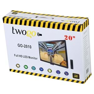 TWOGO 20'' Usb 12-220V Hd Lcd Tv Go-2023 GO-2010