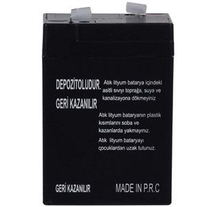 GOLDSİLVER 6V 4A Akü GS-6V4