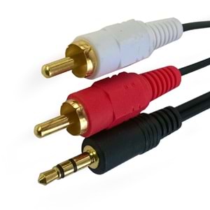 HUES 3,5 Mm St ERKek 2Xrca 1,5 Mt Gold Kablo HS-115-1,5