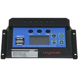 HIGHTEK 12-24V 30A Solar Şarj Kontrol HT-30