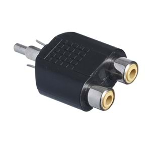 2 Rca Dişi-1 Rca ERKek Çevirici Jak JKF-036
