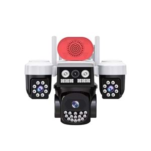 JOYSEE 6 MP Kamera Üç Lensli 2,4 GHz Wi-Fi Bağlantısı PTZ Kamera JW-3