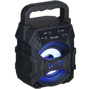 KBROAD 3 inc Bluetooth FM Radyo USB Girişili Şarjlı Ses Sistemi KTS-1057
