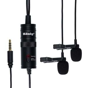 KONIG Bilgisayar Pc Telefon Tablet 2 Li Yaka Mikro KYM-04 D