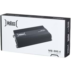 MOBASS 4 Kanal 800W Amfi MB-800.4