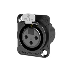 SEETRONIC XLR 3 Pin Şase Tip Canon Dişi Jak MK3F2C-B
