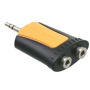 SEETRONIC 3,5 mm Stereo Erkek -2x3,5 mm Dişi Çevirici Jak MMJ3-2MJF