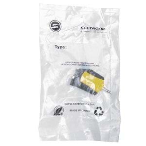SEETRONIC 3,5 mm Stereo Erkek -2x3,5 mm Dişi Çevirici Jak MMJ3-2MJF