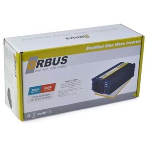 ORBUS 12V 300W Modifiye Sinüs İnvertör MS-12-300