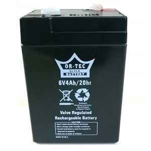 ORTEC 6V 4A Akü ORTEC-6V4