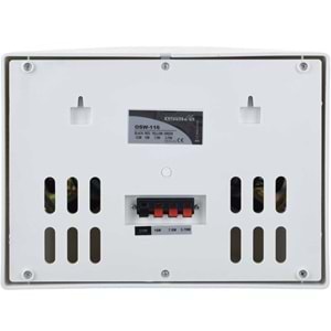 OSAWA 2X13 Cm 15W 100V Çift Yönlü Sütun Hoparlör OSW-116
