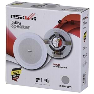 OSAWA 13 Cm 10W 100V Tavan Hoparlörü OSW-625