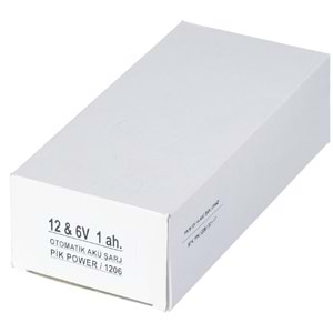 Pik 6-12V 1A Akü Şarj Cihazı PİK-1206