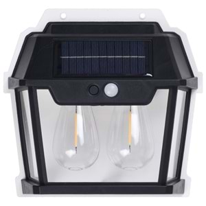 PANTHER 2 Lambalı Solar Ledli Duvar Lambası PT-2992