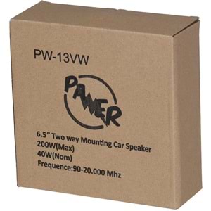 PAWER 16 Cm 100W Volkswagen Oto Hoparlör PW-13 VW