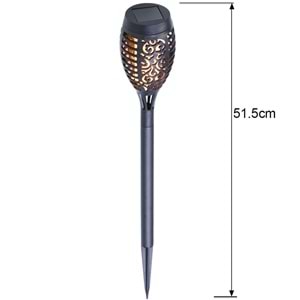 RANCHI Sensörlü Alevli Bahçe Lambası RC-6017