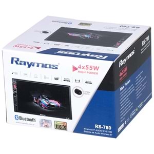 RAYMOS 7'' Usb-Sd-Fm Bluetooth Double Teyp RS-780