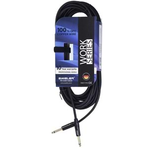 S.WIELER 6.3 mm Mono - 6.3 mm Mono Kablo Uzunluğu: 10 Metre SMM-10M