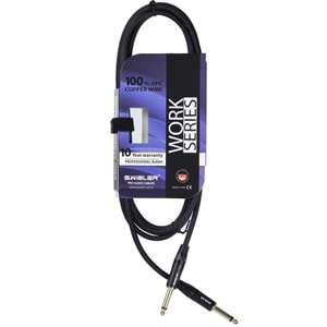 S.WIELER 6.3 mm Mono - 6.3 mm Mono Kablo Uzunluğu: 3 Metre SMM-3M