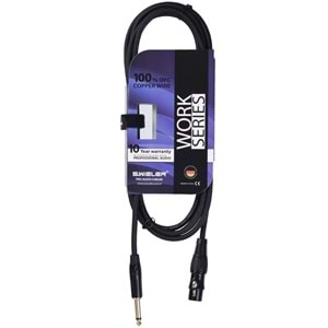 S.WIELER 6.3 mm Mono - Xlr Dişi Kablo Uzunluğu: 3 Metre SMX-3M