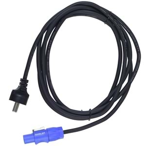 S.WIELER Powercon - 220V 3X1.5 mm Kablo Uzunluğu: 5 Metre SPV-5M