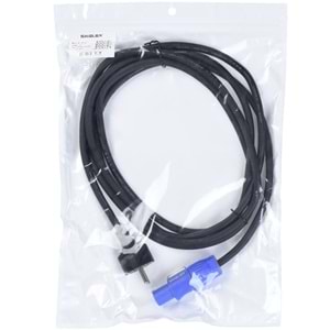 S.WIELER Powercon - 220V 3X1.5 mm Kablo Uzunluğu: 5 Metre SPV-5M