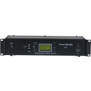 TONMAISTER Akıllı Usb Li Rack Tipi Okul Zil Saati TM-42 R