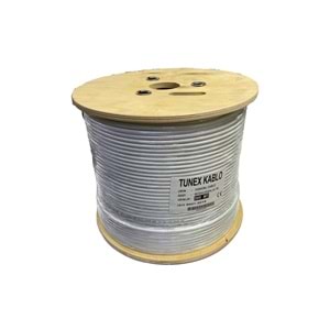 TUNEX Rg6-U4 Ccs 64 Tel Kablo 500 MT TNX-064-500
