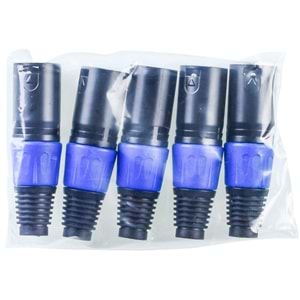 TUNEX Blue Metal Xlr Canon ERKek Jak TNX-4813-E BL