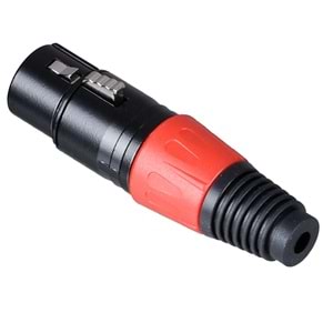TUNEX Red Metal Xlr Canon ERKek Jak TNX-4813-E RD